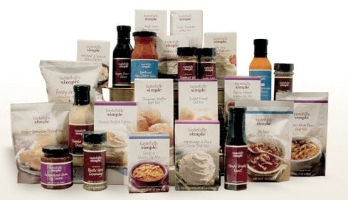 tastefully simple products 2