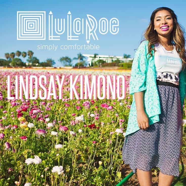 LulaRoe Kimono: Valentine's Day To Night Outfit