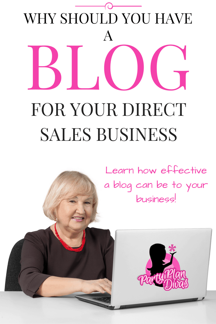 direct sales blogging