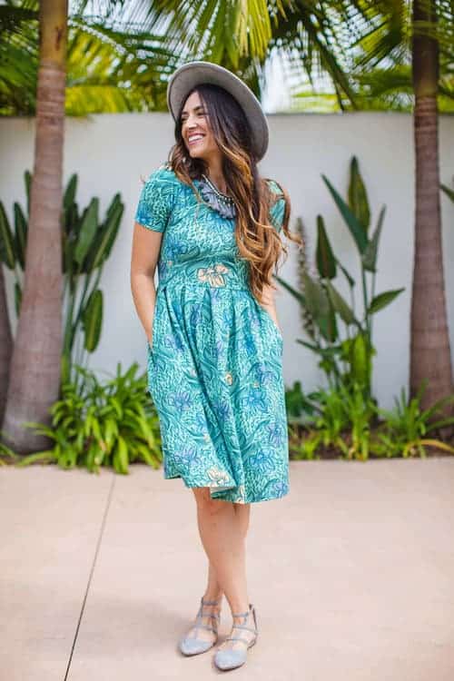 LuLaRoe Amelia Dress Styling & Review - And Hattie Makes Three
