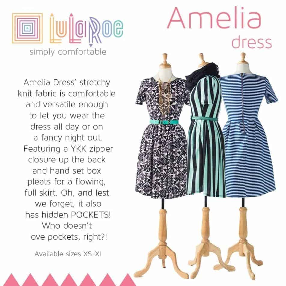 NWT Lularoe Amelia Print Day Dress Large -  Hong Kong