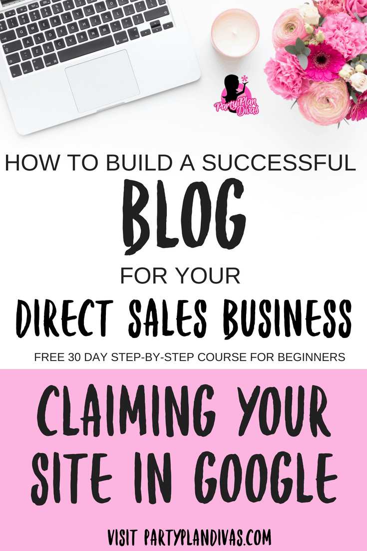 Build a Business Blog – Claim Your Site In Google