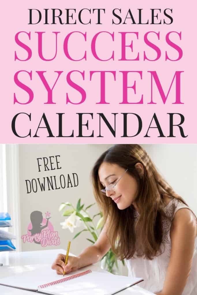 free direct sales calendar
