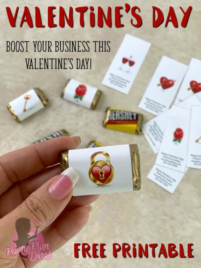 Valentine’s Day Printables for Direct Sales Marketing