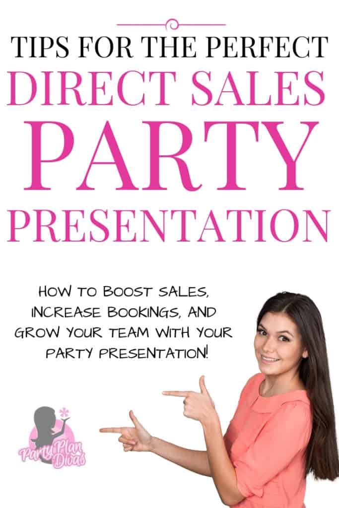 home party presentation tips