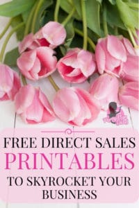 free direct sales printables list
