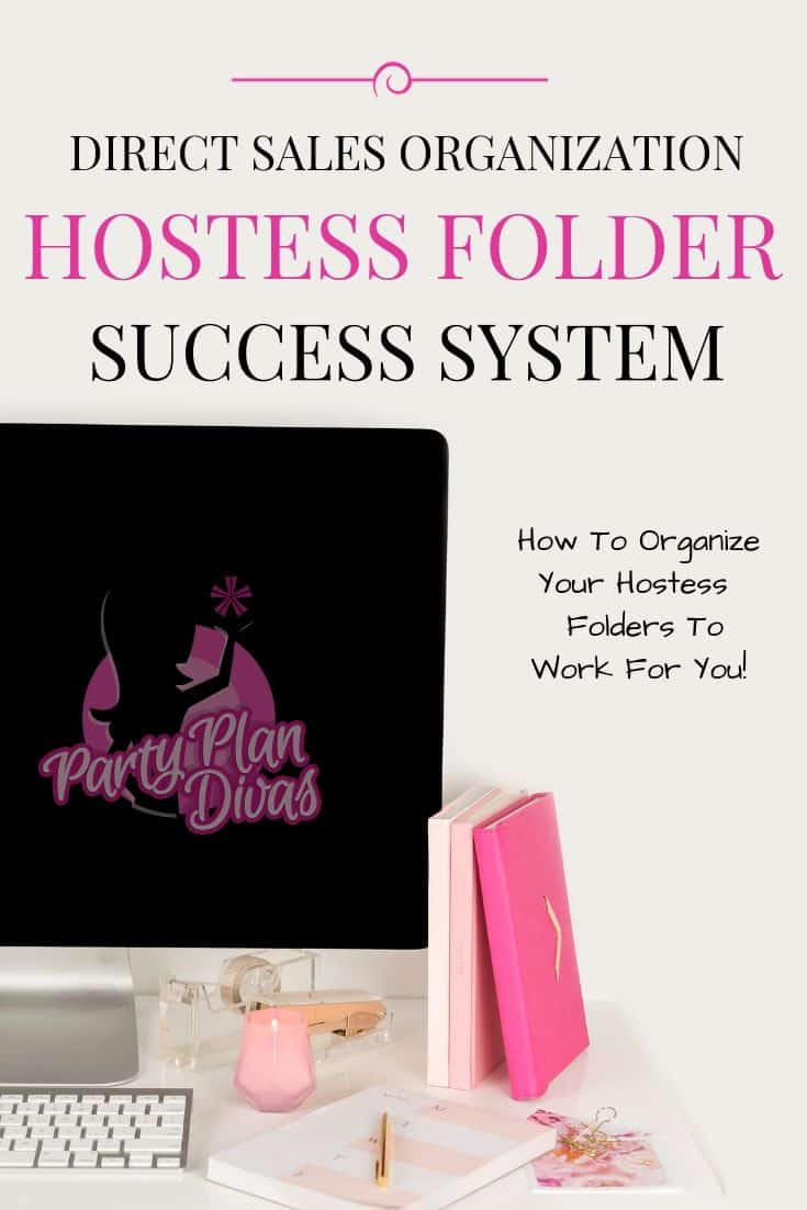 Direct Sales Hostess Folder Success System