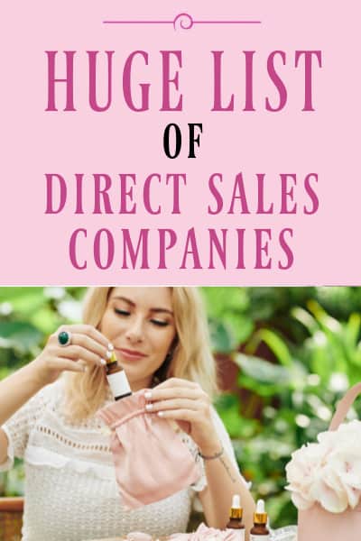 Huge List of Direct Sales Companies