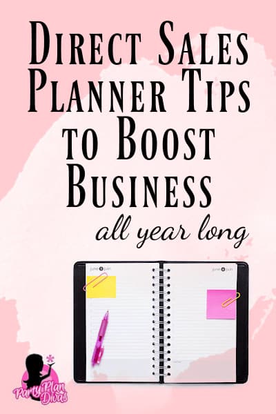 Direct Sales Planner Tips to Boost Business All Year