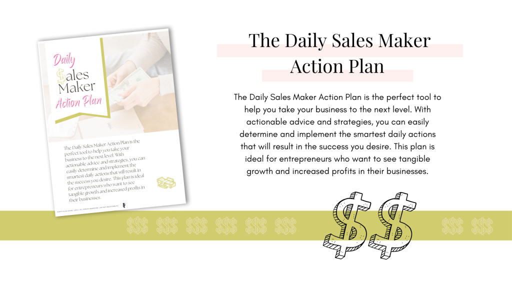 Daily Sales Action Plan