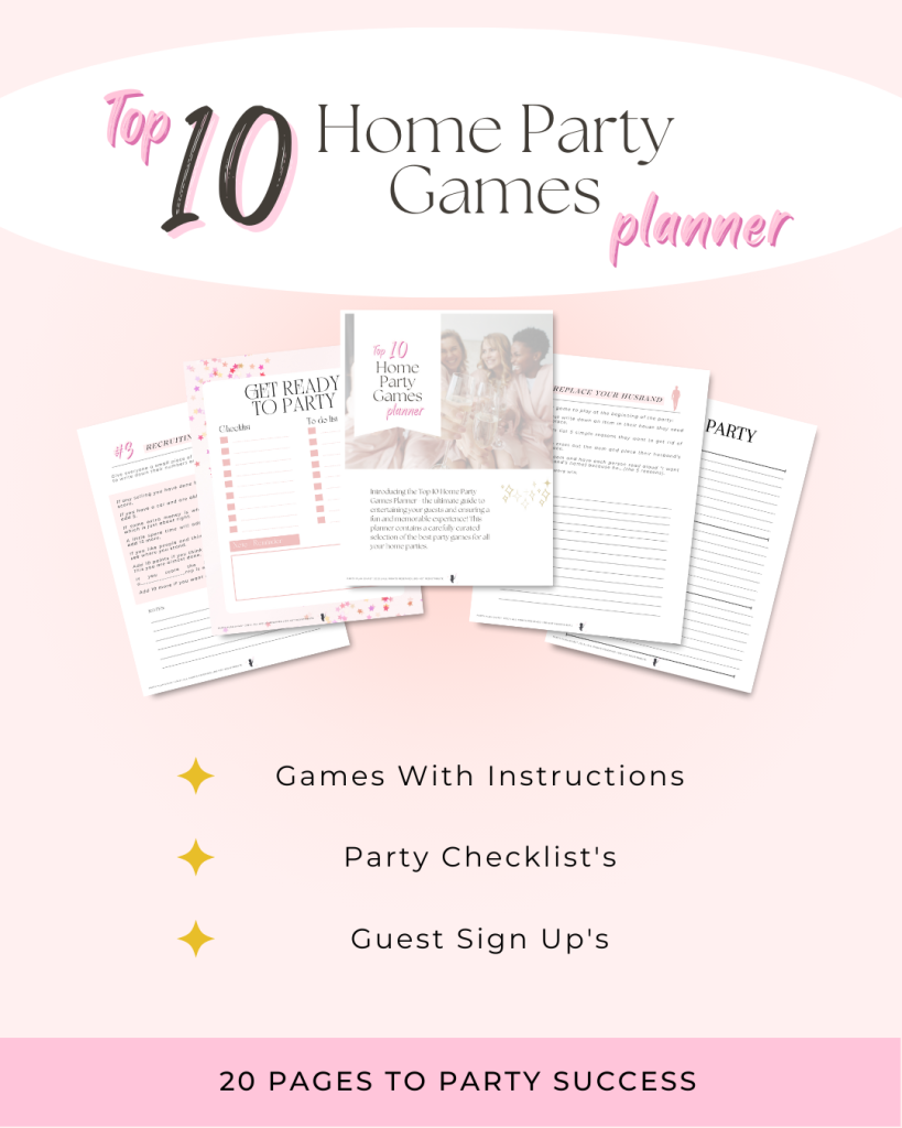 Top 10 Home Party Games Planner