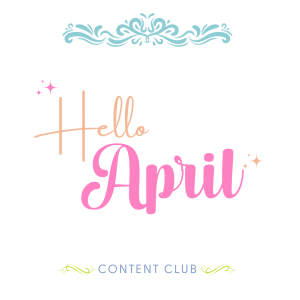 Social Sparkle Hello April Content Club Social Media Posts and Canva Templates