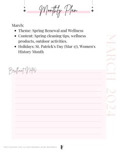 2024 Diva Success Planner - Individual Month Themes